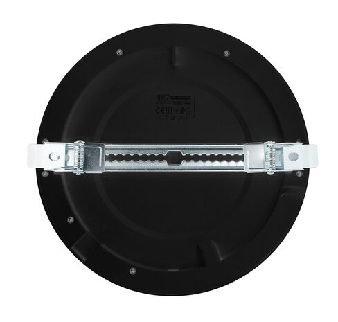 Martha LED Plafondlamp met Bewegingssensor - 18W - Helder/Koud Wit 6400K - 360&deg; Zichthoek - Inbouw/Opbouw - Rond - Mat Zwart - Met Dag en Nacht Sensor