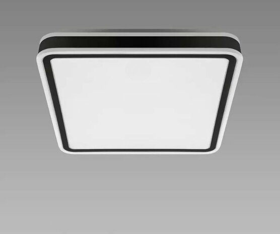 Led plafondlamp - Keuken/Badkamerlamp/buitenlamp - Vierkant - 48w - 4100K Daglicht wit - 5410 Lumen - IP44 - Zwart - 430mm