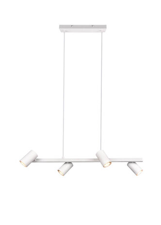 Trio Marley - Hanglamp - Wit 4 x gu10 Armatuur