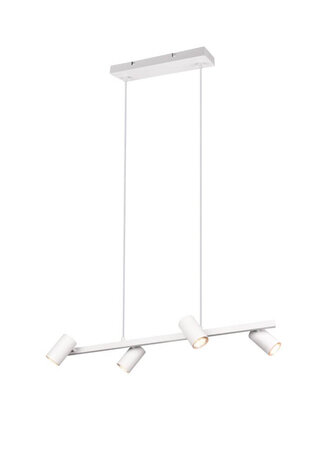 Trio Marley - Hanglamp - Wit 4 x gu10 Armatuur