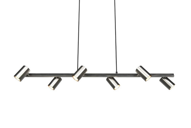 Trio Marley - Hanglamp - Nikkel Mat 6 x gu10 Armatuur