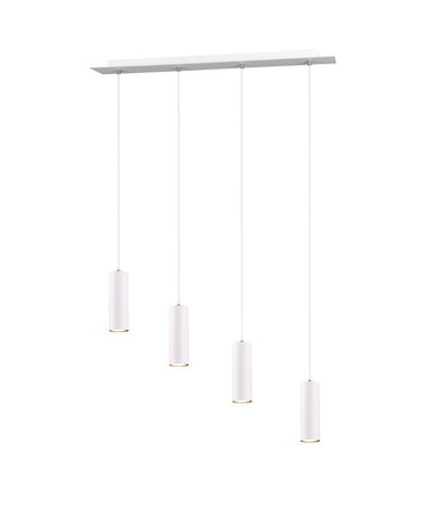 Trio Marley - Hanglamp - Wit 4 x gu10 Armatuur H:150cm