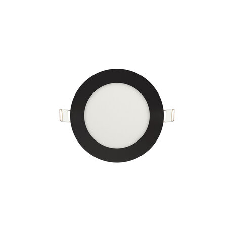 LED Downlight Slim - Inbouw Rond 6W - Daglicht Wit 4200K - Mat Wit Aluminium - &Oslash;120mm