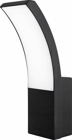 Led Buiten wandlamp - Prestige-1 - 12w - 4200K Daglicht - 835 Lumen - Zwart - IP65