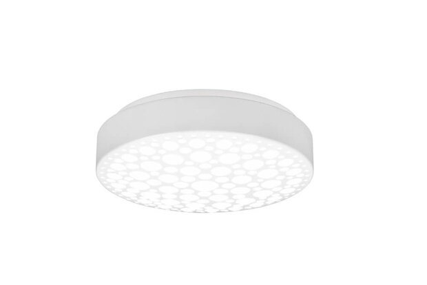 Reality Chizu - LED Plafondlamp - Plafondverlichting - 11W - Natuurlijk Wit 4000K - Rond - Wit - Kunststof