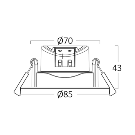 LED Spot - Inbouwspot - 7W - CCT 3000K 4000K 6000K - Mat Wit - Rond - Kantelbaar - Dimbaar