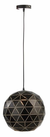 Deko-Light Asterope Round 500 mm - Hanglamp Metaal - Rond - Mat Zwart