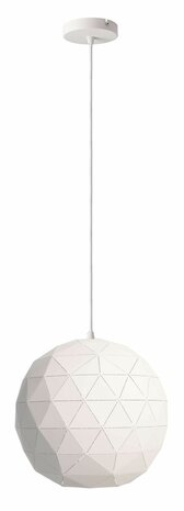 Deko-Light Asterope Round 400 - Hanglamp Metaal - Rond - Mat Wit