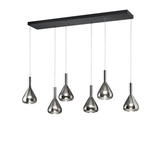 CINQUE Hanglamp Cipera 6-lichts Zwart