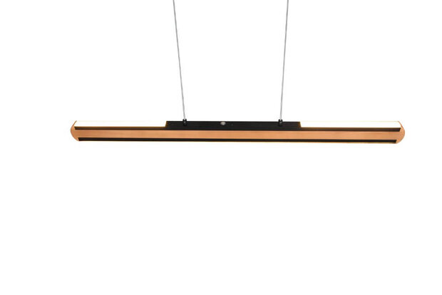 Trio Hanglamp Deacon - houtbruin met zwart