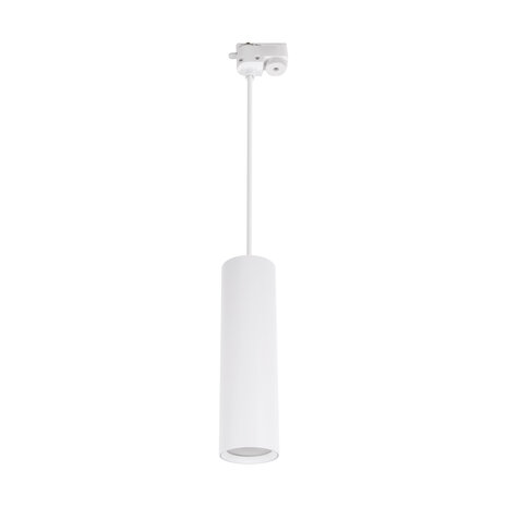 Tube hanglamp voor 1-fase railverlichting - GU10 - 30cm tube - Wit