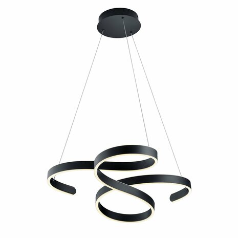 Trio Francis Hanglamp &Oslash; 72cm zwart