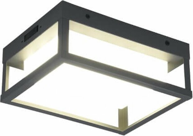 Trio Leuchten Witham Wandlamp IP54 SMD LED Antraciet