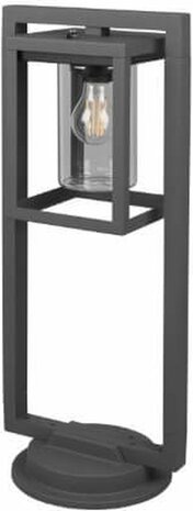 Trio Lunga - Staande Buitenlamp met schemersensor - Antraciet h:60cm