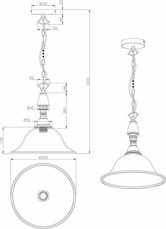 Hanglamp Reality Country - Roestkleur