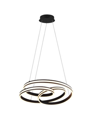 Trio Hanglamp Nuria 60cm zwart