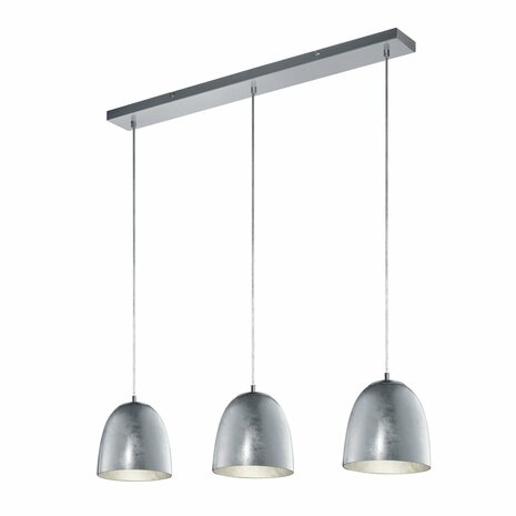 Trio hanglamp Ontario 3-lichts zilver