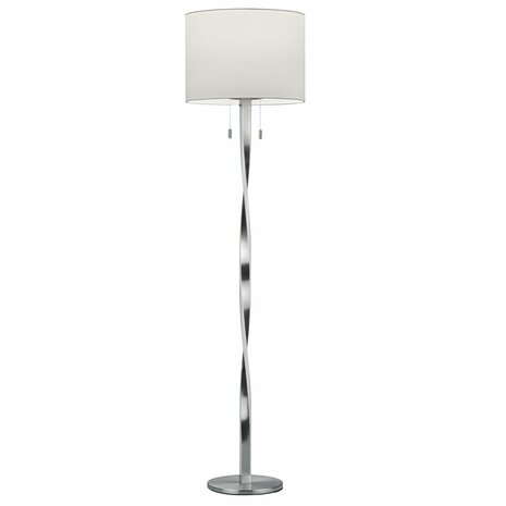 Trio Vloerlamp Nandor Nikkel Mat