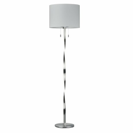 Trio Vloerlamp Nandor Nikkel Mat