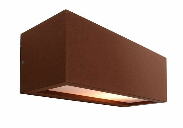 Dekolight Rilongo - Buiten Wandlamp - Aluminium - bruin