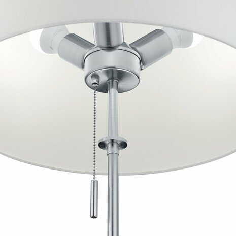 Trio vloerlamp Lyon Nikkel Mat 135cm