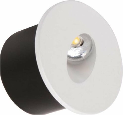 Yakut Led Trap verlichting - inbouwspot - Rond - 3w -4000K - Daglicht - Wit