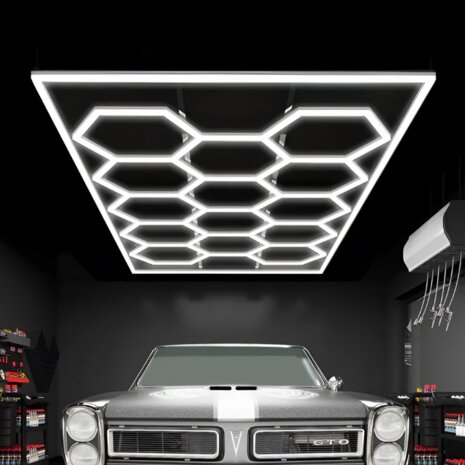 HEXAGON 600W Designer Light  CAR SHOWROOM 440mmx23.6mmx38.1mm