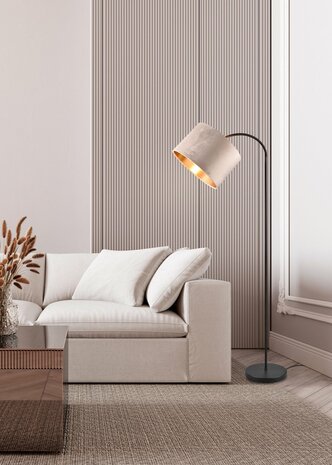 TRIO JULIETA Vloerlamp - Zwart beige