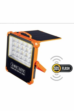 TURBO 800w - CCT -Werklamp - LED lamp - solar powerbank - Waterdicht IP44 - Oplaadbaar - Zonnepaneel