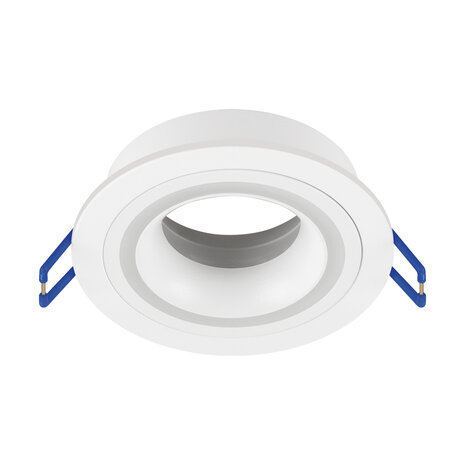 INDI C - Spot Armatuur GU10 - GU10 Inbouwspot - Rond - Wit - Aluminium - &Oslash;93mm