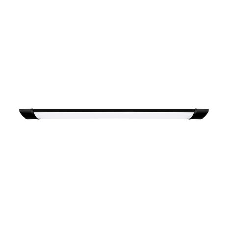 LOTOS Plafondlamp - LED Batten - LED Armatuur - Aanpasbare kleur CCT - Aanpasbare watt 10/15/20w -1210 / 1640 / 1970 Lumen - Zwart - 600mm