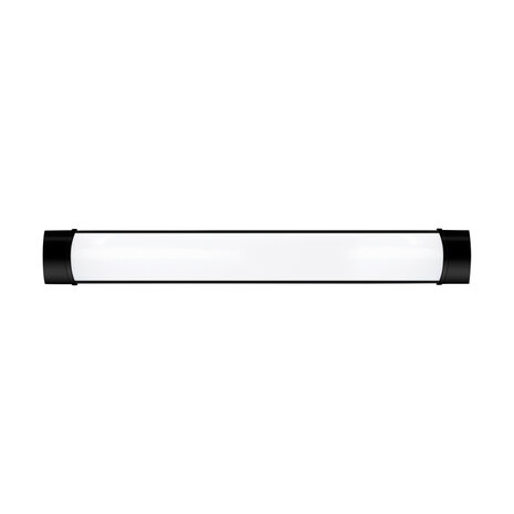 LOTOS Plafondlamp - LED Batten - LED Armatuur - Aanpasbare kleur CCT - Aanpasbare watt 10/15/20w -1210 / 1640 / 1970 Lumen - Zwart - 600mm