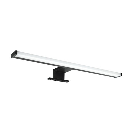 NERON LED Spiegelverlichting - Badkamer Lamp - Schilderijverlichting - Rechthoek 6W - 530 Lumen - 4000K Daglicht wit - Zwart - Kunststof - 400 mm - IP44