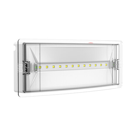 BRAYTRON Led Noodverlichting -Uitgang-Oplaadbare batterijen- Opbouw Waterdicht-IP54 3 Watt - 6500K KOEL WIT LICHT