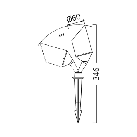 Prikspot Tuinverlichting Waterdicht (IP65) Gu10 Fitting