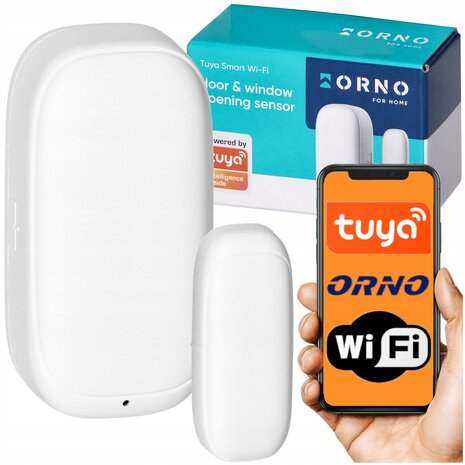 ORNO - Deur / Raam Openingssensor WIFI TUYA SMART Melding op uw telefoon